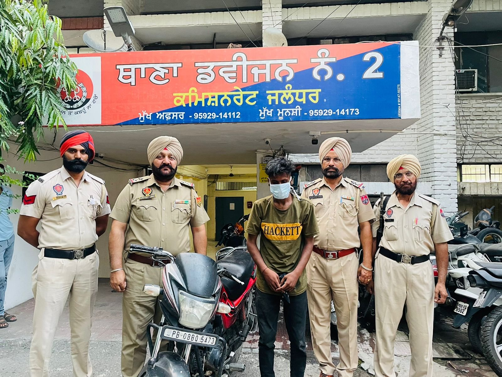 जालंधर: थाना 2 की पुलिस ने चोरीशुदा मोटरसाइकिल सहित एक आरोपी किया गिरफ्तार: पढ़ें