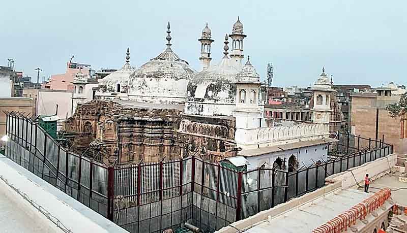 हिंदू पक्ष ने किया बड़ा दावा, एएसआई ने ज्ञानवापी की पश्चिमी दीवार को मंदिर का हिस्सा माना