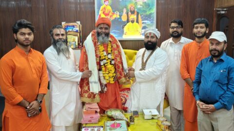 पंजाब में नशे के खिलाफ जनजागृति यात्रा को लेकर डॉ. दिनेश्वरा नंद महाराज और महंत केशव दास महाराज की मुलाकात
