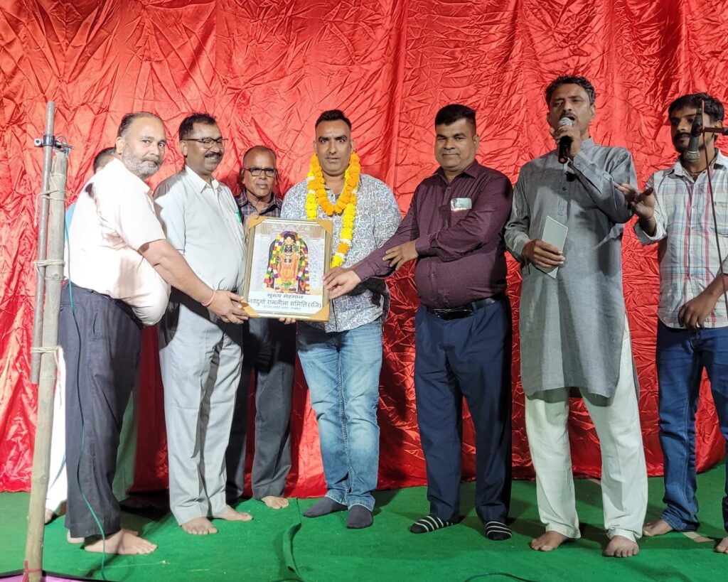 नवदुर्गा रामलीला में रावण के अत्याचारों और वेदवती प्रसंग का मंचन