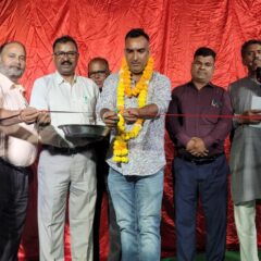 नवदुर्गा रामलीला में रावण के अत्याचारों और वेदवती प्रसंग का मंचन